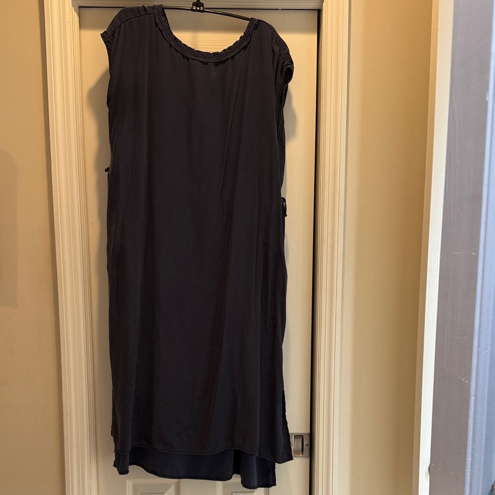 Navy Silk Elaine Kim Dress